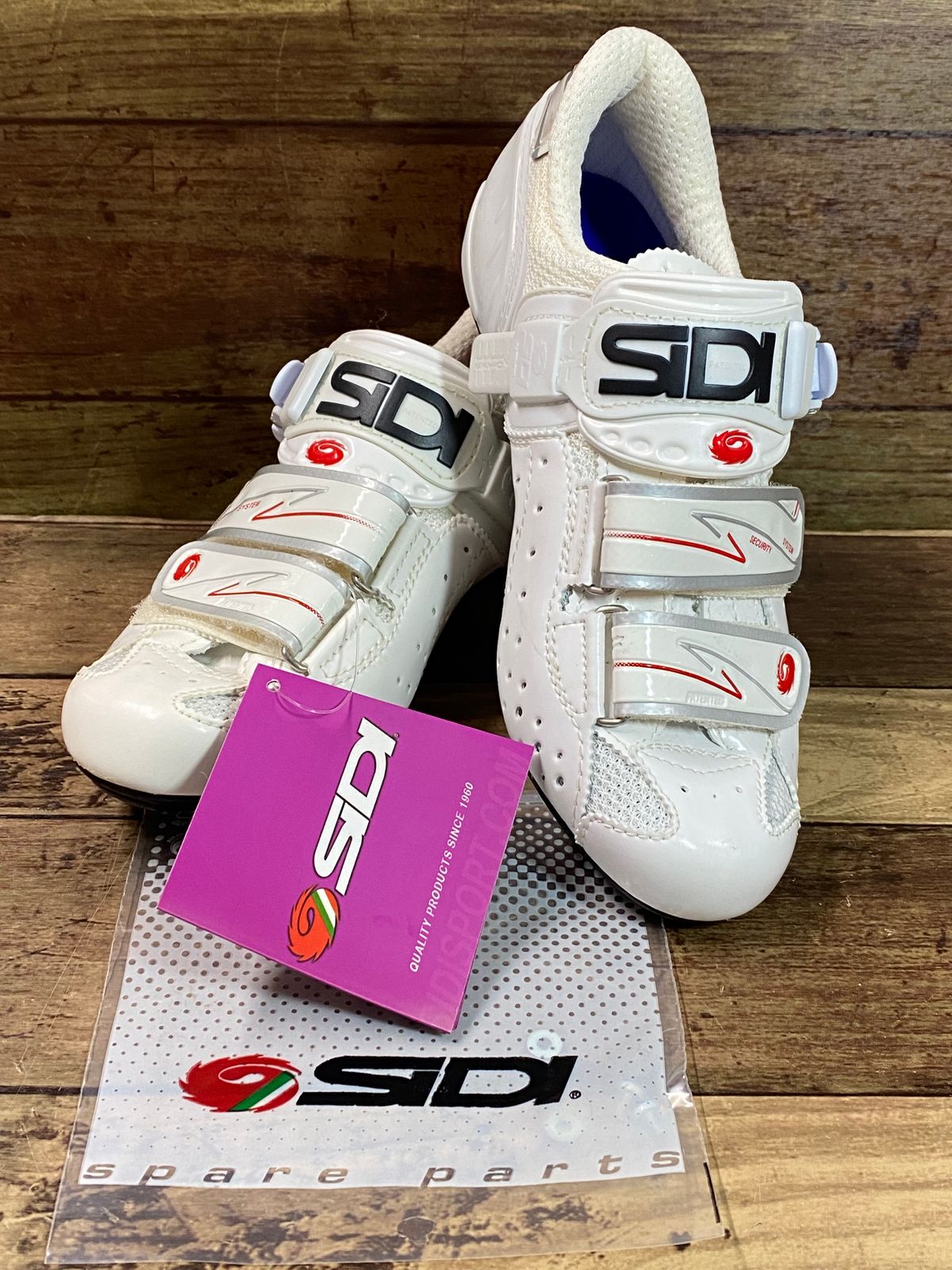 HD271 シディ SIDI GENIUS 5-FIT SPD-SL ビンディングシューズ ホワイト EU35サイズ 未使用 - ビチアモーレ ...