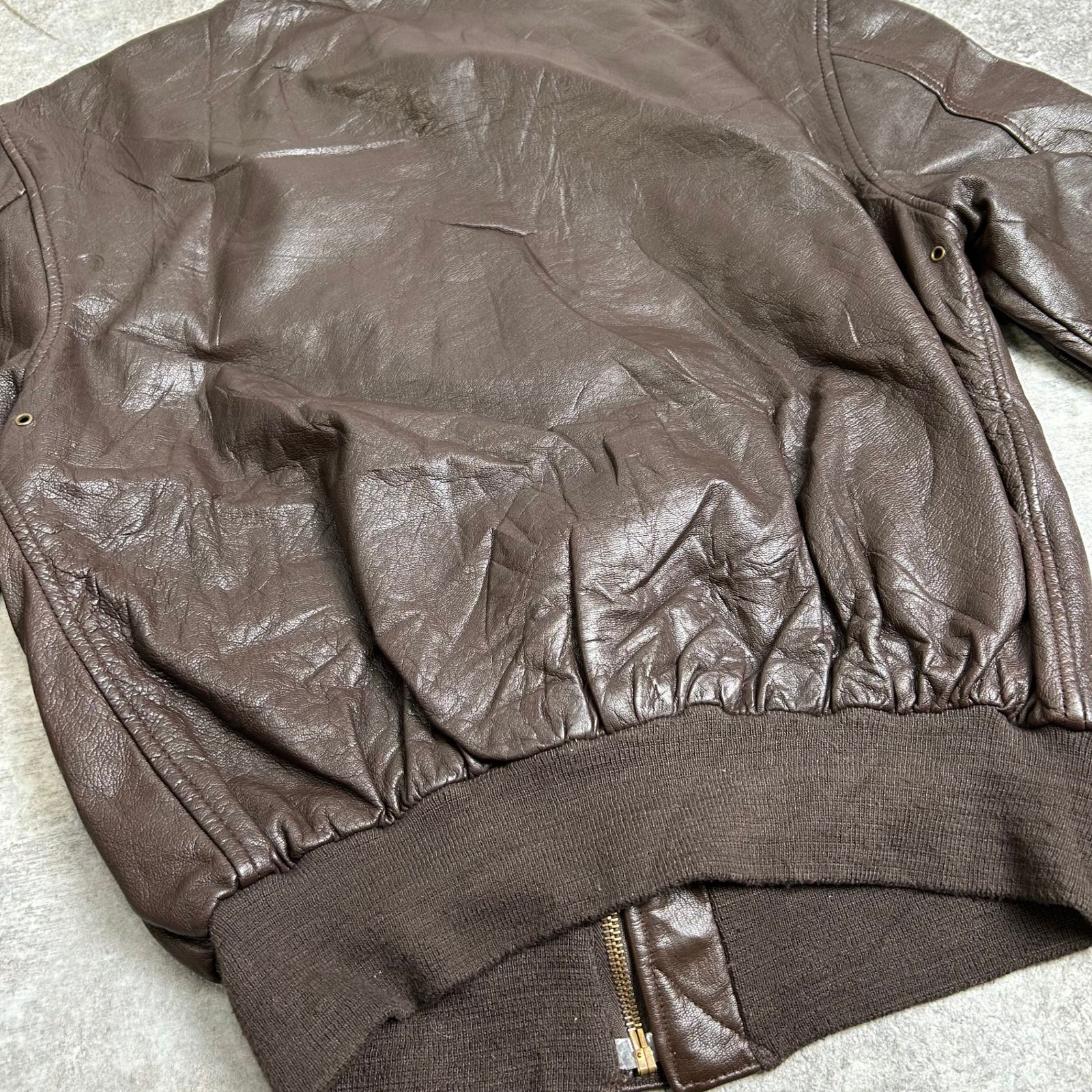 80s SADDLERY USA製 A-2 レザージャケット 80's 80s SADDLERY USA製 A-2 レザージャケット サドゥラリィ