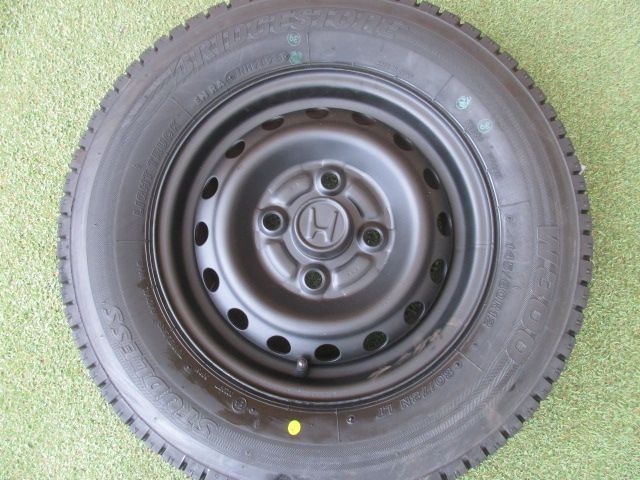 み ホンダ純正スチール 145 80R12LT スタッドレスタイヤ４本SET アクティ バモス ストリート