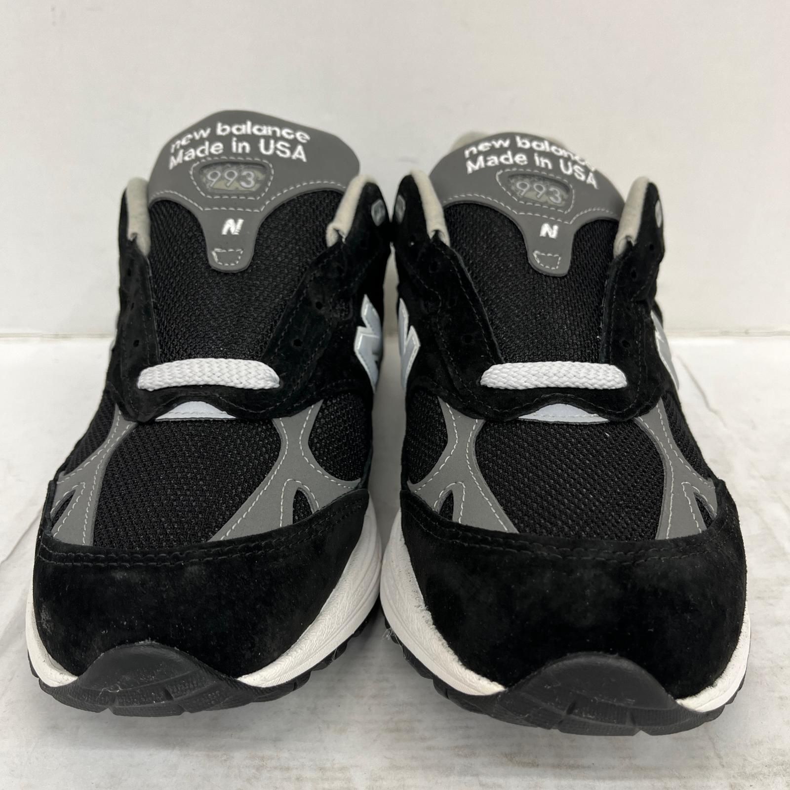 BALANCE ニュー ンス スニーカー MR 993 BK ブラック 28.5 cm 126