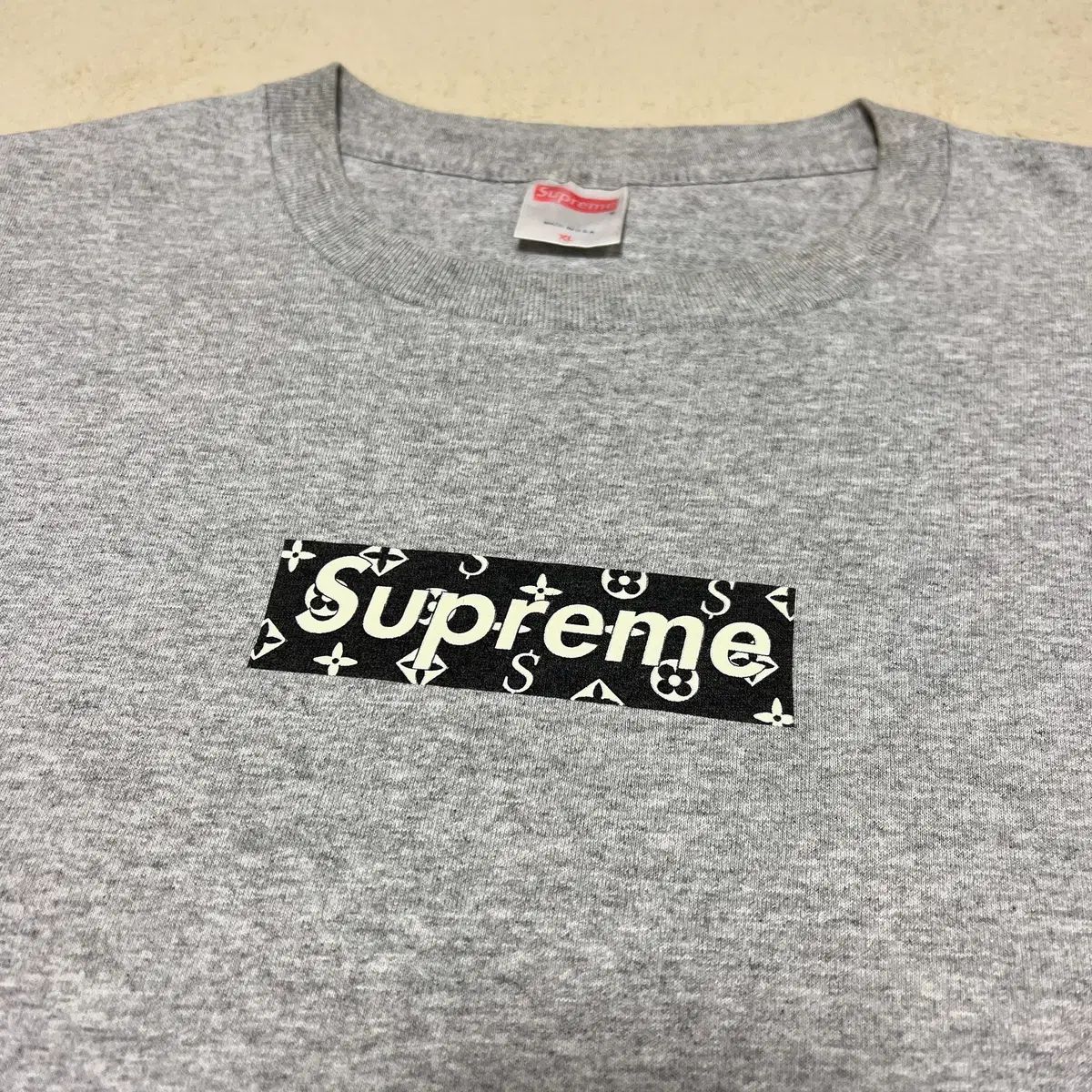 ルイヴィトンシュプリームボックスロゴTシャツXSサイズ LOUIS VUITTON SUPREME Supreme box logo tops Short sleeve T