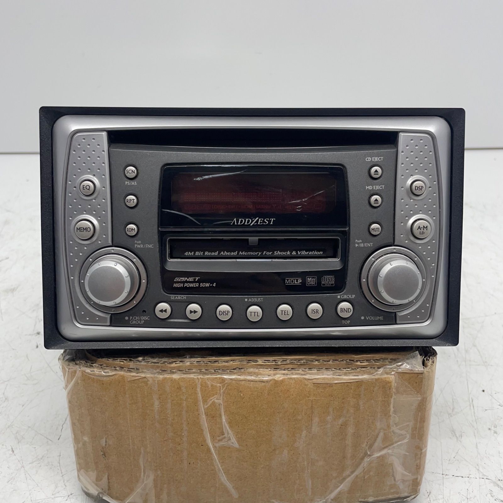 再販 ☆ジャンク品☆ADDZEST アゼスト 2DINカーオーディオ DMZ545LP CD 