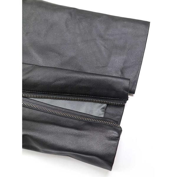 NOIDBLACKノーアイディーブラック福袋限定レザー切替ジップアップ  
