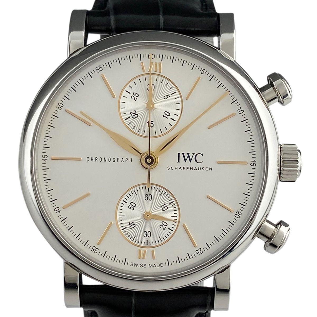 インターナショナルウォッチカンパニー IWC ポートフィノ クロノグラフ IW391406 腕時計 SS レザー 自動巻き シルバー メンズ 【中古】  - メルカリ