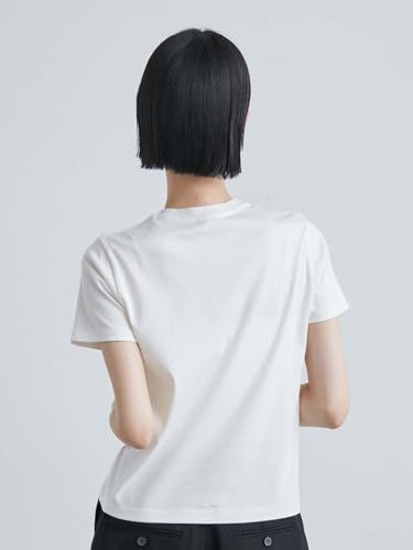 [ミースロエ] Organic Cotton コンパクト Tシャツ MWCT244058 レディース ホワイト