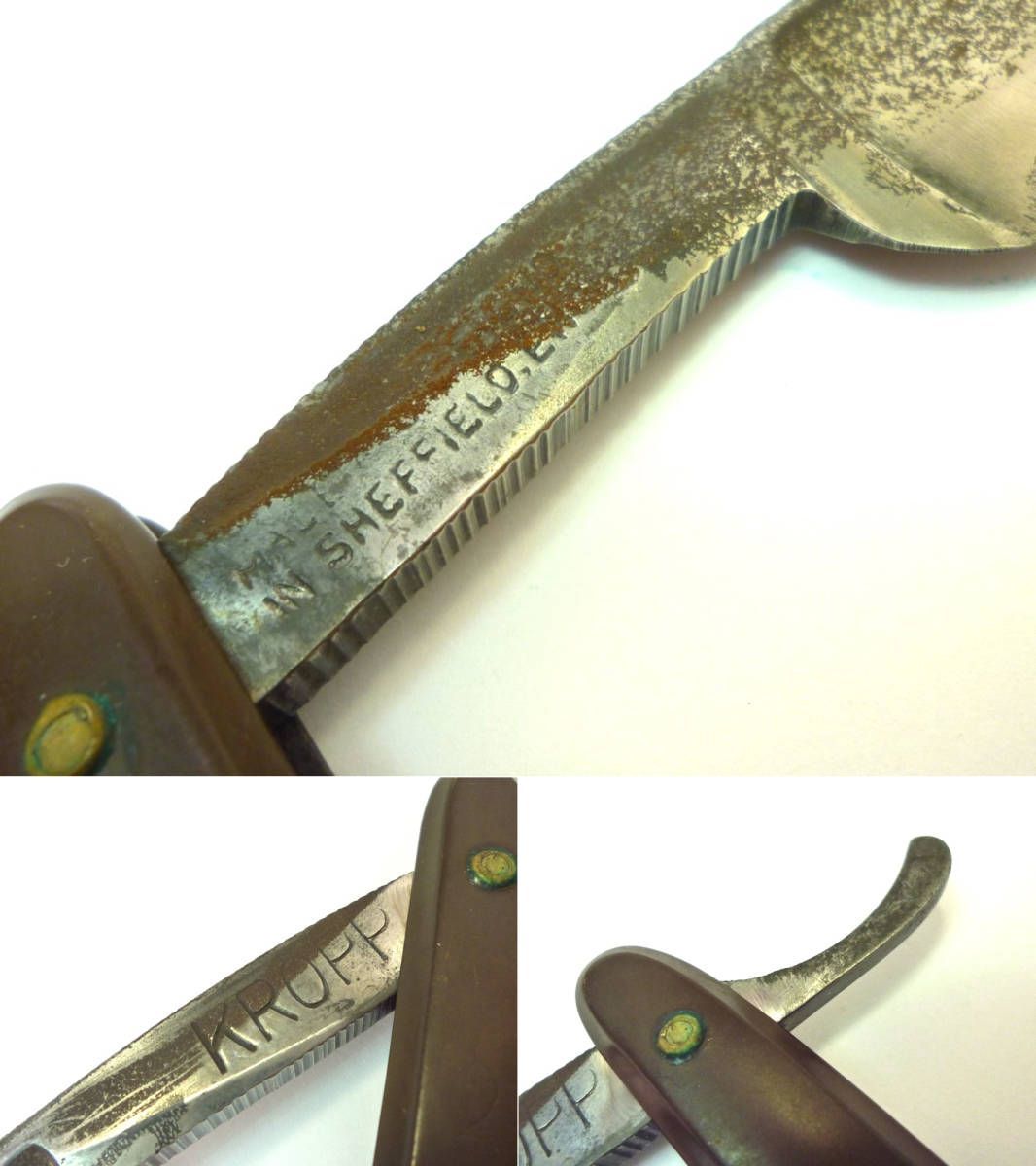 西洋剃刀 カミソリ Kropp Sheffield KROPP ENGLAND 理容 英国製