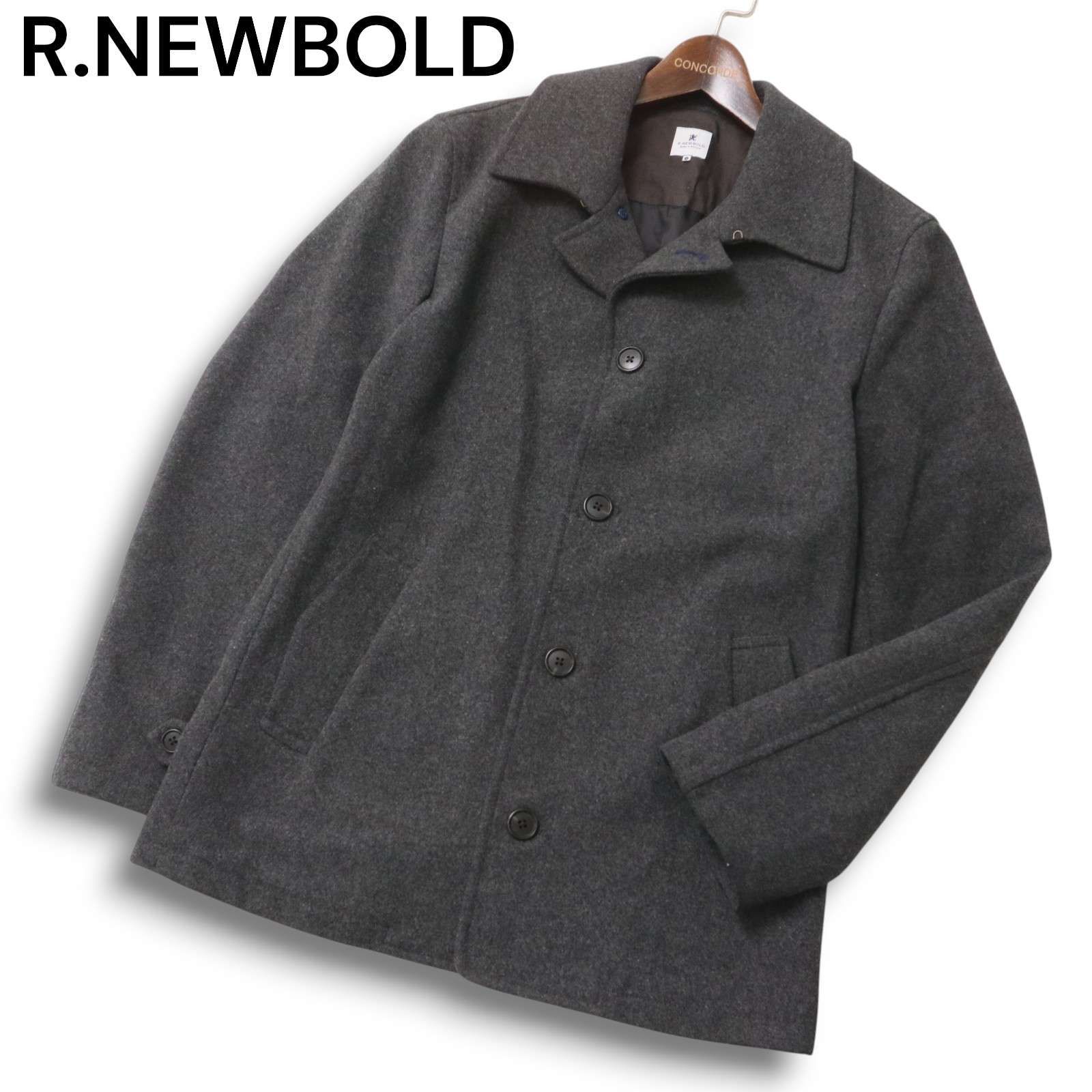 R.NEWBOLD ポールスミス 秋冬☆ ウール シングル ジャケット コート Sz 