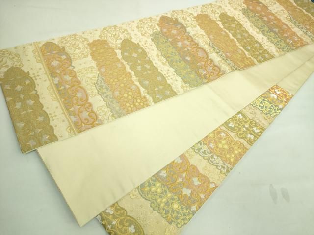 国産品　織り兵児帯　Polyester　未使用品 C005 黒木織物 兵児帯 花唐草 黒 紫 新品 未使用 - メルカリ