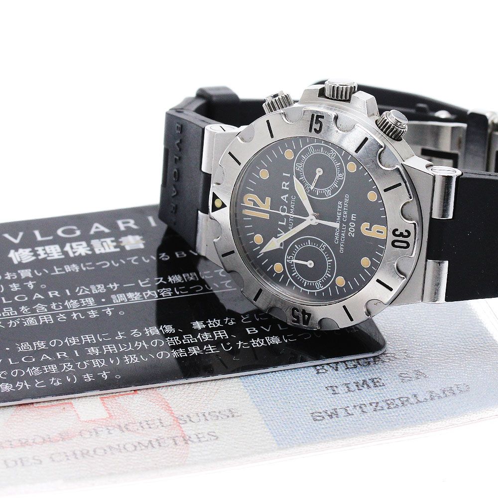 ブルガリ BVLGARI SCB38S ディアゴノ スクーバ クロノグラフ ブルガリ BVLGARI SCB38S ディアゴノ スクーバ クロノグラフ