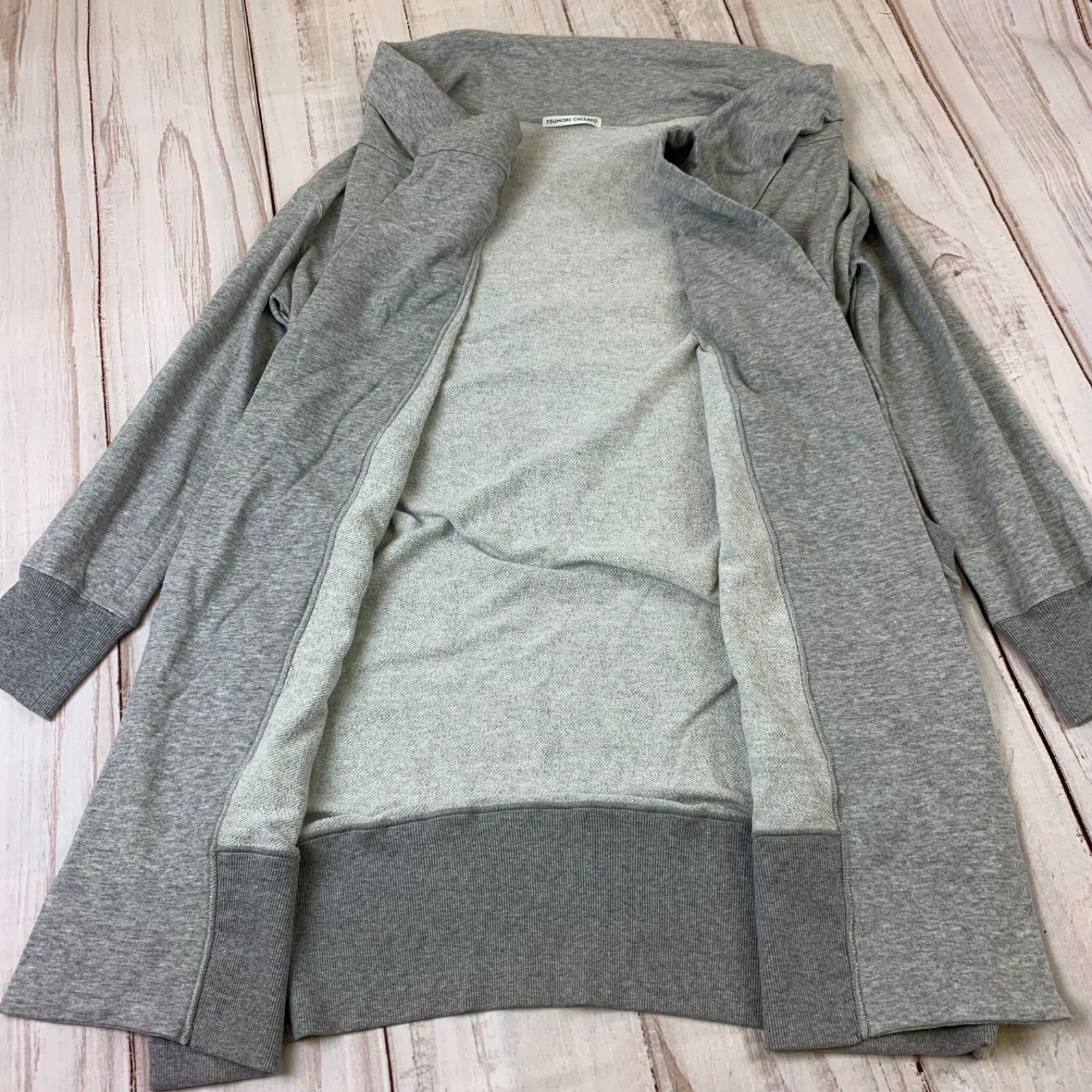 TSUMORI CHISATO ツモリ チサト スウェットロングカーディガン 