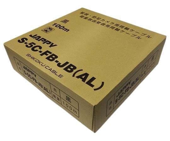 Color 黒 JAPPY 衛星放送受信用同軸ケーブル ドウジク S-5C-FB-JB AL 黒