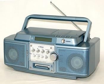 中古】(非常に良い)Victor JVC CD-MDポータブルシステム Clavia ブルー