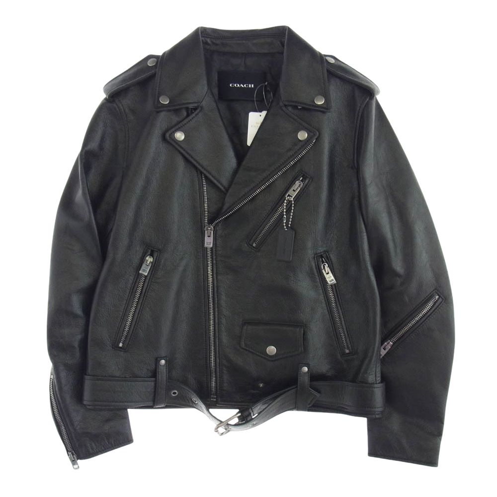 COACH コーチ CL359 MOTO JACKET モト カウレザー ダブル