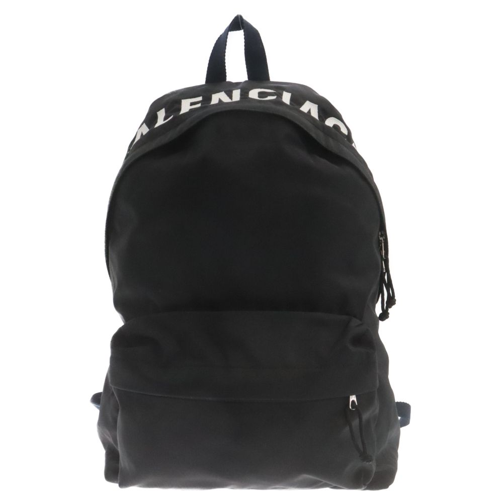 BALENCIAGA バレンシアガ ウィール バックパック リュック ロゴ刺繍 BALENCIAGA バレンシアガ バックパック WHEEL BACKPACK ウィール