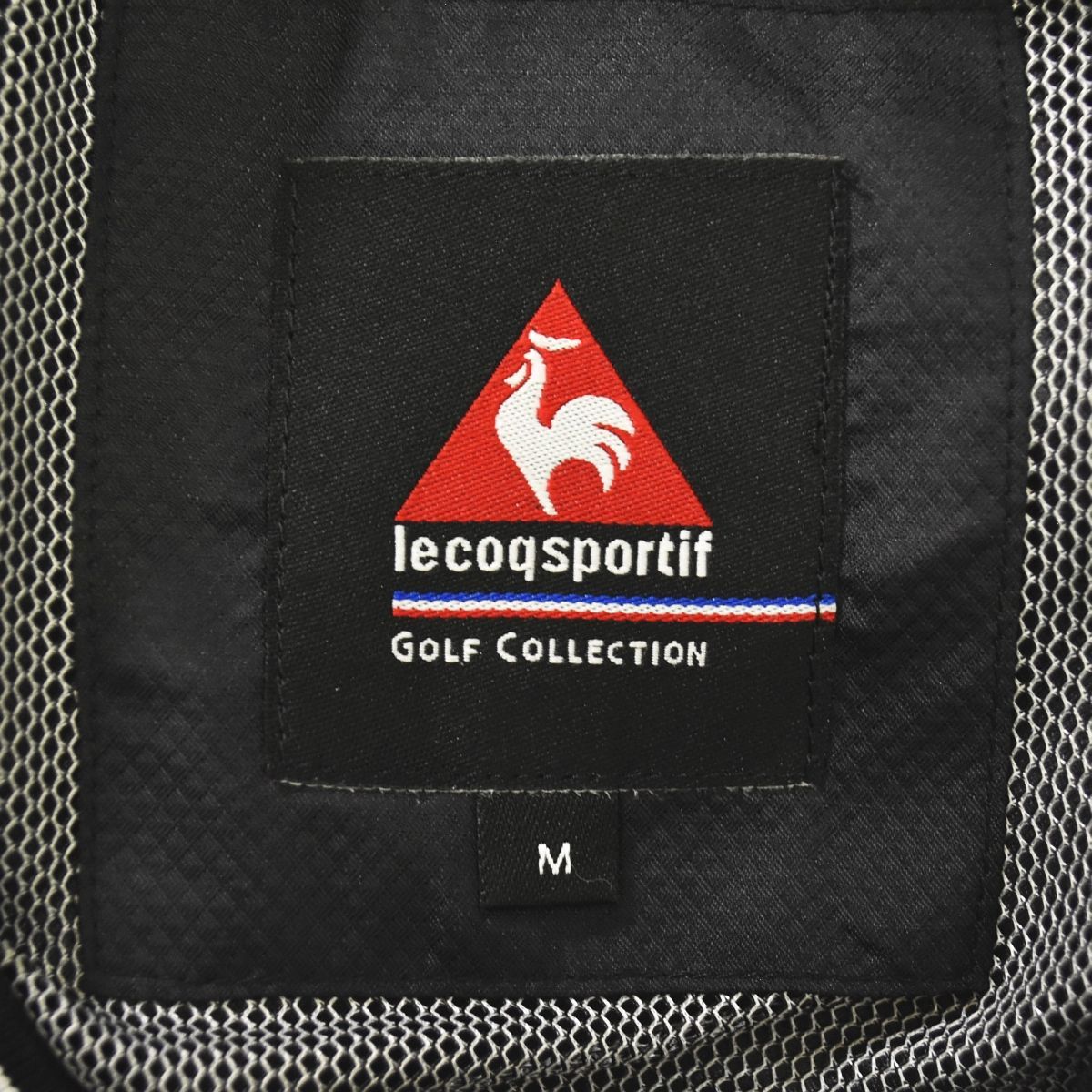 ルコック スポルティフ ゴルフ le coq sportif GOLF 2WAY スニードジャック ウィンドブレーカー ジャケット ブルゾン M ブラック メンズ