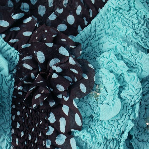 NOKO OHNO ノコオーノ プリーツフリルトリミングフラワージャケット