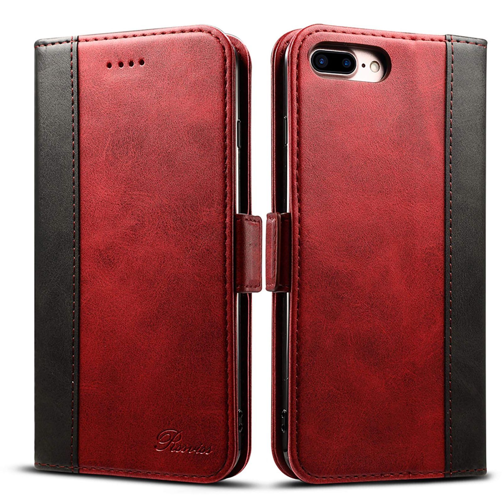 数量限定】5.5inch W3 7plus対応 iPhone8plus レザー ワイヤレス充電