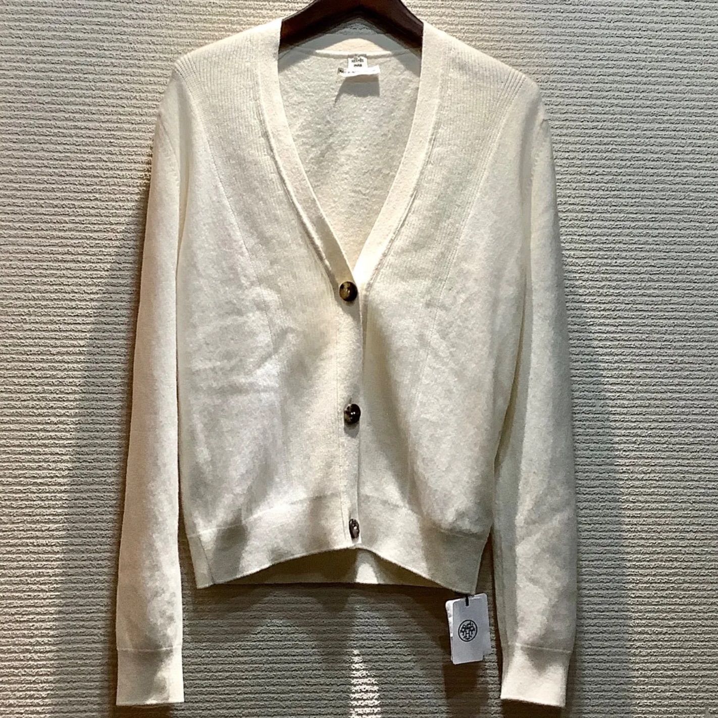 24年 エルメス HERMES カシミヤ ニット カーディガン セーター