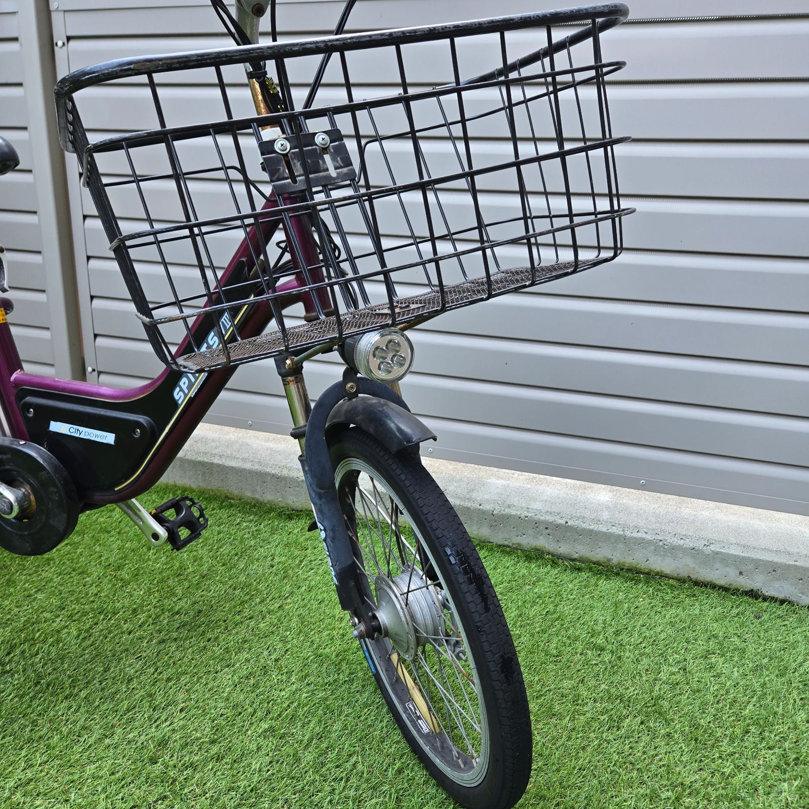 配送不可 直接引き渡し限定 電動アシスト自転車 20インチ 現状品