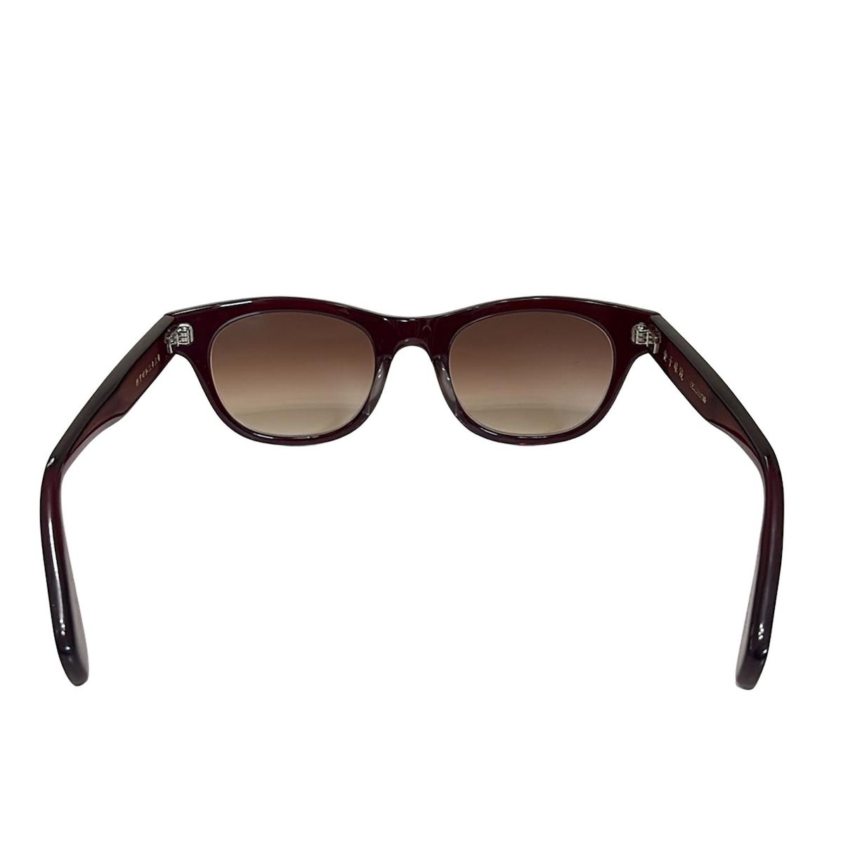 金子眼鏡(カネコメガネ) サングラス - ダークブラウン 度入り - メルカリ 