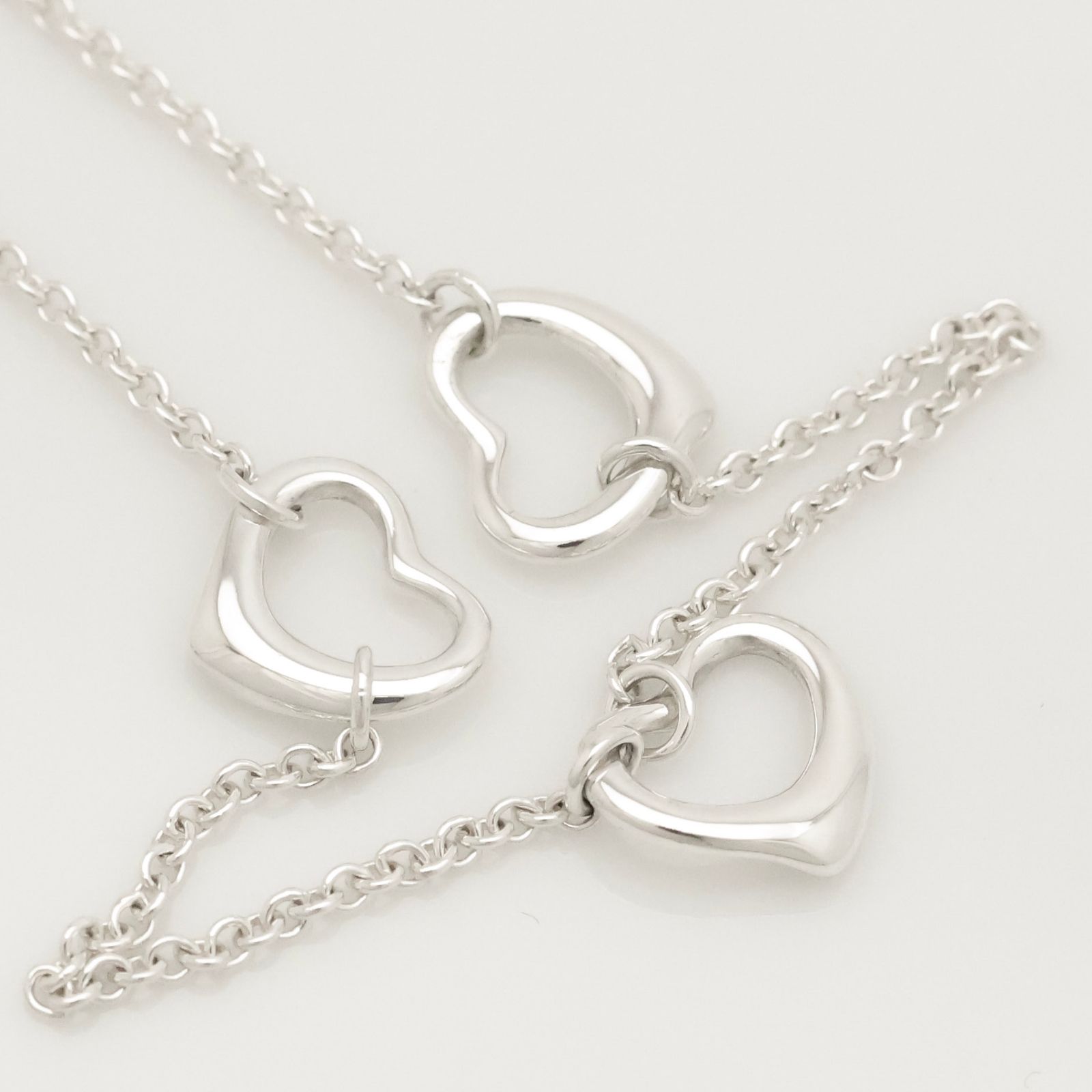 美品】ティファニー TIFFANY&Co. 3 連 トリプル オープンハート