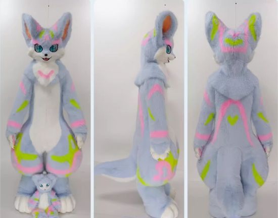 着ぐるみ ケモノ体 フルスーツ 短毛タイプ NO.36 最 セット 全身 ケモノ ファースーツ ぬいぐるみ コスプレ コスチューム