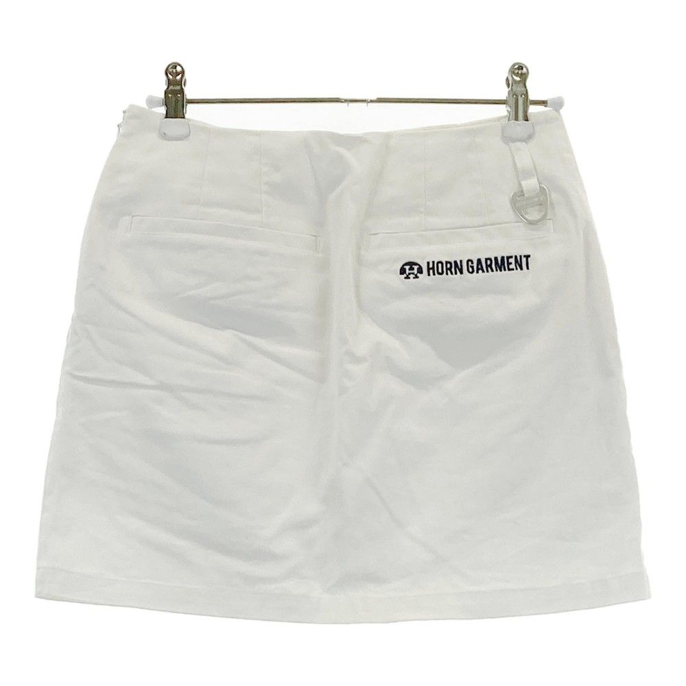 【新品未使用】HORN GARMET ホーンガーメント スカート 36 サイズ：36 HORN GMT ホーン ガーメント インナー付 スカート ホワイト