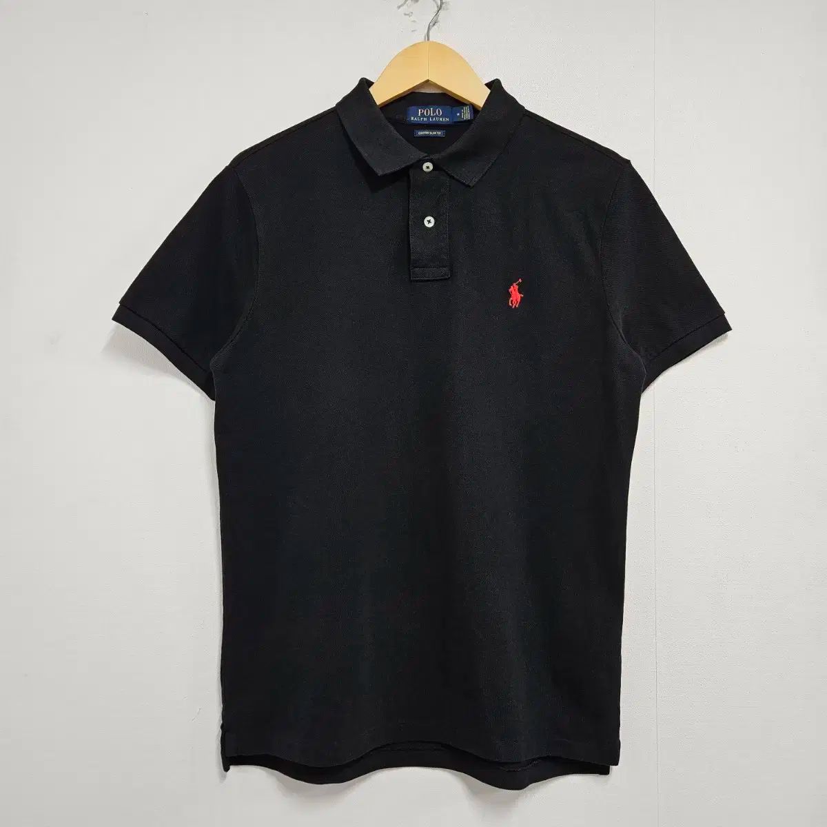 【雷市場（ポンジャン）商品韓国直送】日本版 POLO RALPH LAUREN(ポロラルフローレン) ポロTシャツ 黒 m 95