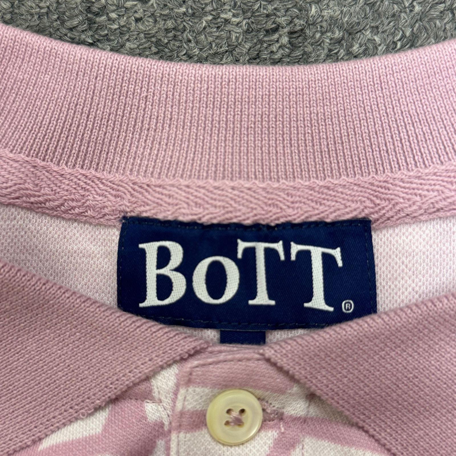 参考上代19800円 未使用品 BoTT 24SS SOUND LOGO S/S POLO サウンド 