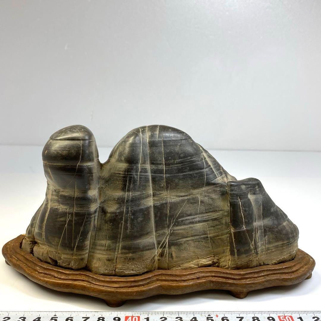 盆景 石置物 2249g 東な6-0704