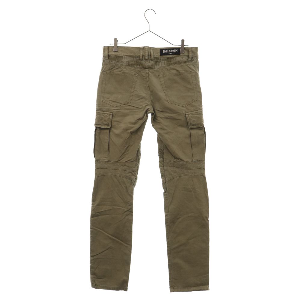 BALMAIN (バルマン) 15SS リップストップバイカーロングパンツ
