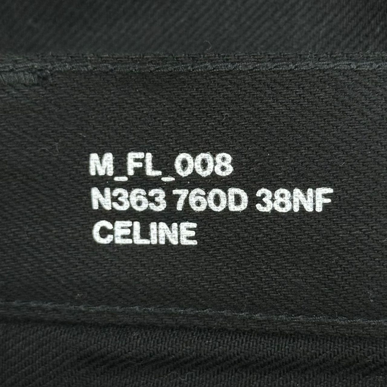国内正規 CELINE 20AW ディラン フレア スタッズ デニムパンツ N363 