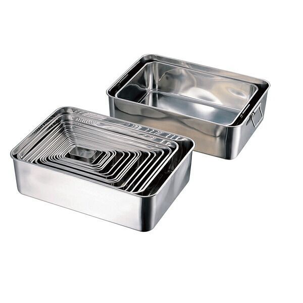 18-8 深型組バット 16号(手付) 44016-1