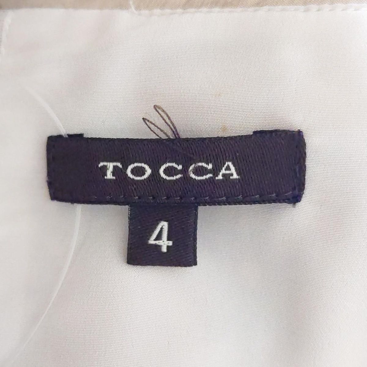 大きいサイズ TOCCA トッカ ワンピース 4 L 花 刺繍 総柄 青 黒