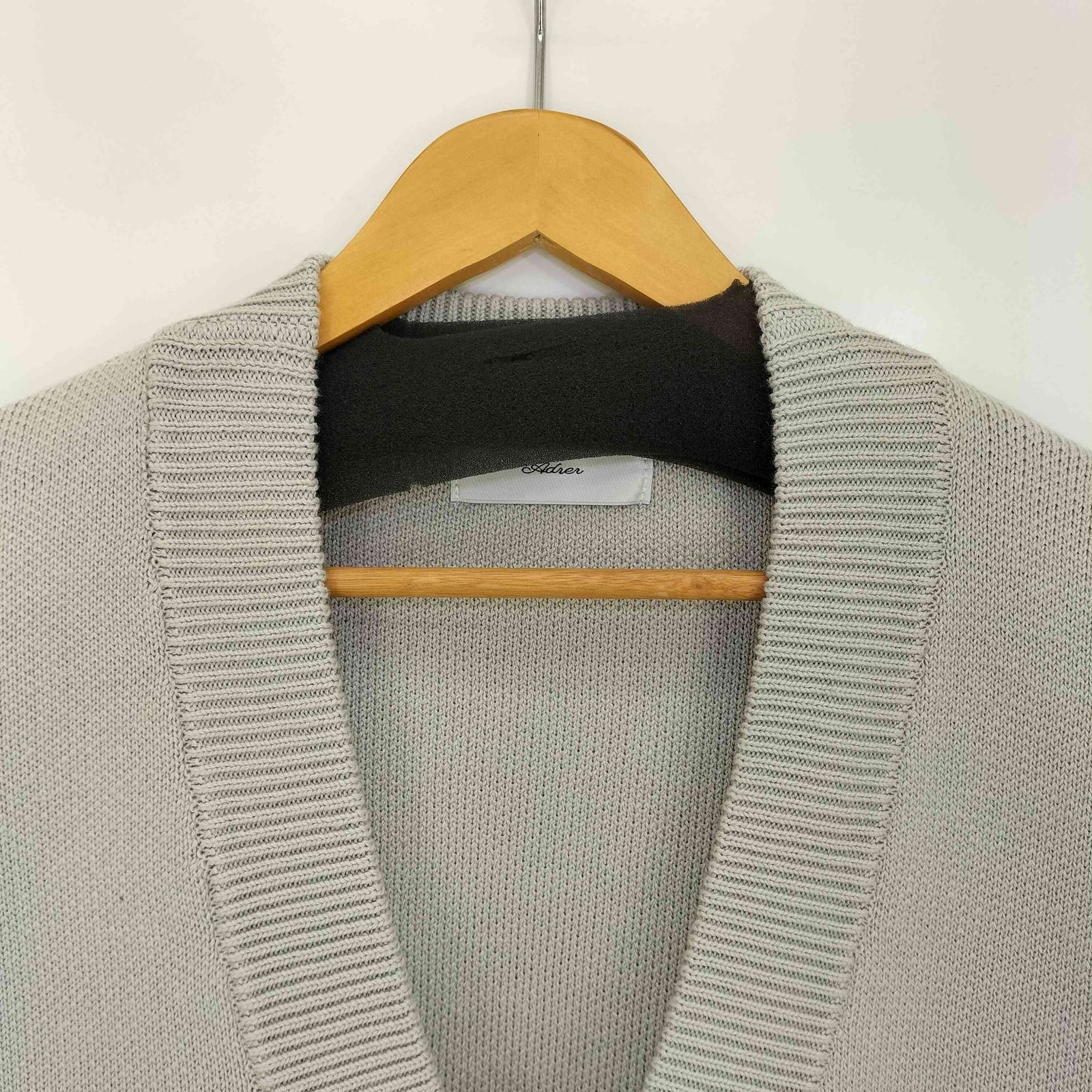 アドラー ADRER extra quality heavy weight jacquard knit cardigan 