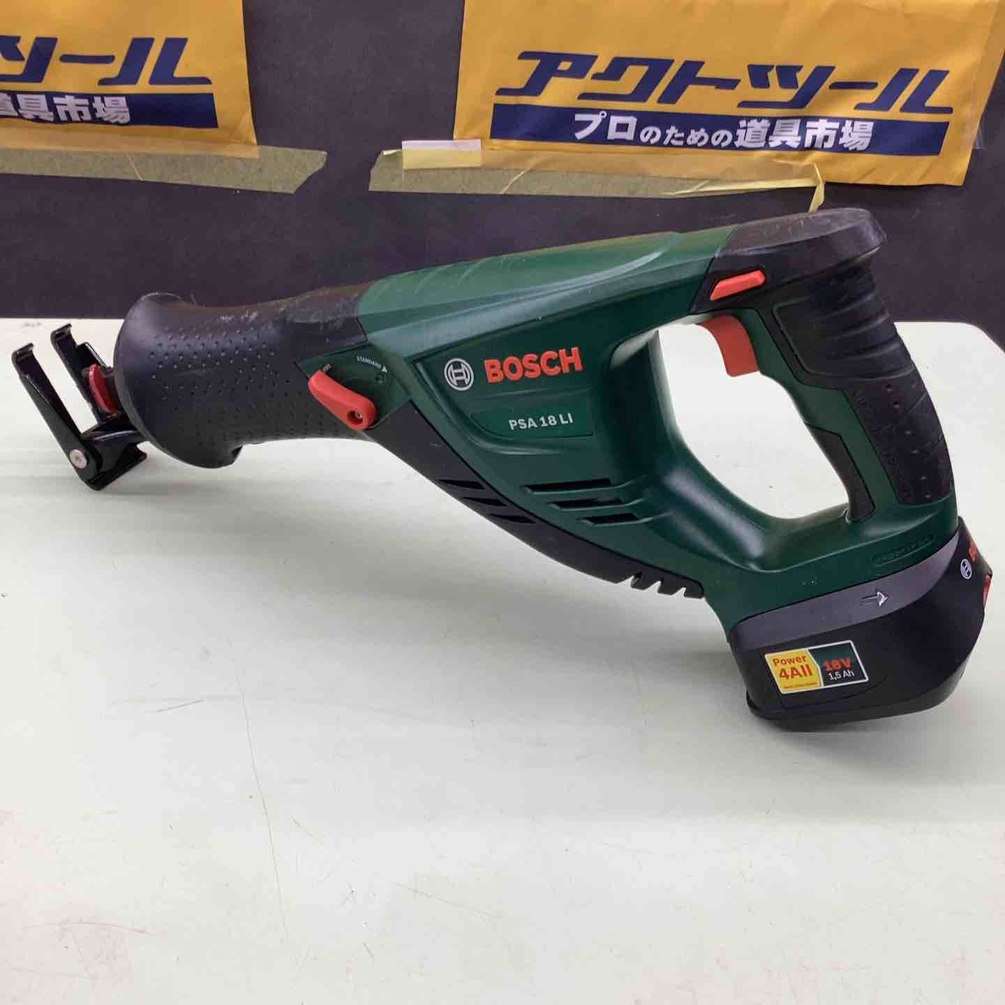 ボッシュ BOSCH コードレスのこぎり PSA18LIH リチウムイオン18V 軽量 安全ロックスイッチ ワンタッチ交換 穴あけ ネジ締め 切る 磨く草刈 生垣の刈り込み 越谷店