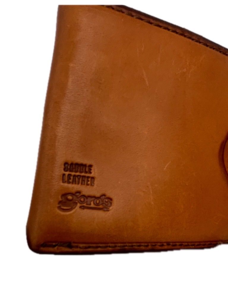 ゴローズ二つ折り財布(サドル) goros ゴローズ ウォレット 2つ折り