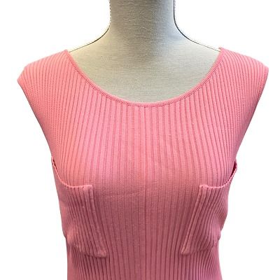 セリーヌ CELINE ヴィンテージ ノースリーブ ニット ワンピース ひざ丈  