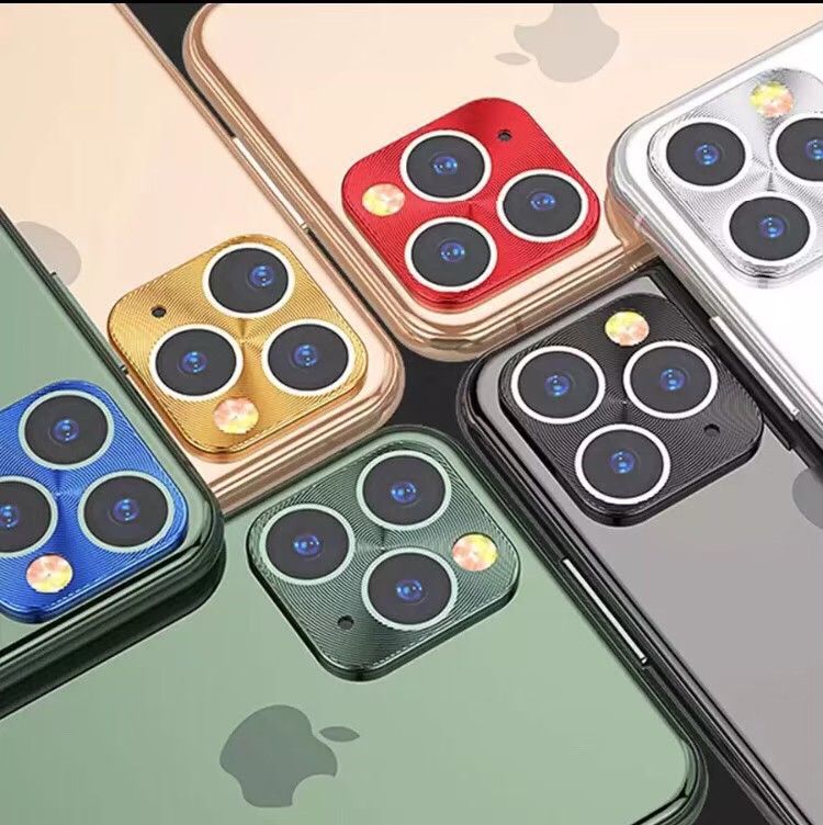 iPhone11promax iPhone11pro カラーレンズ オシャレ メタリックレンズ カラーメタリックレンズ  お洒落 カメラ保護 カメラレンズ 