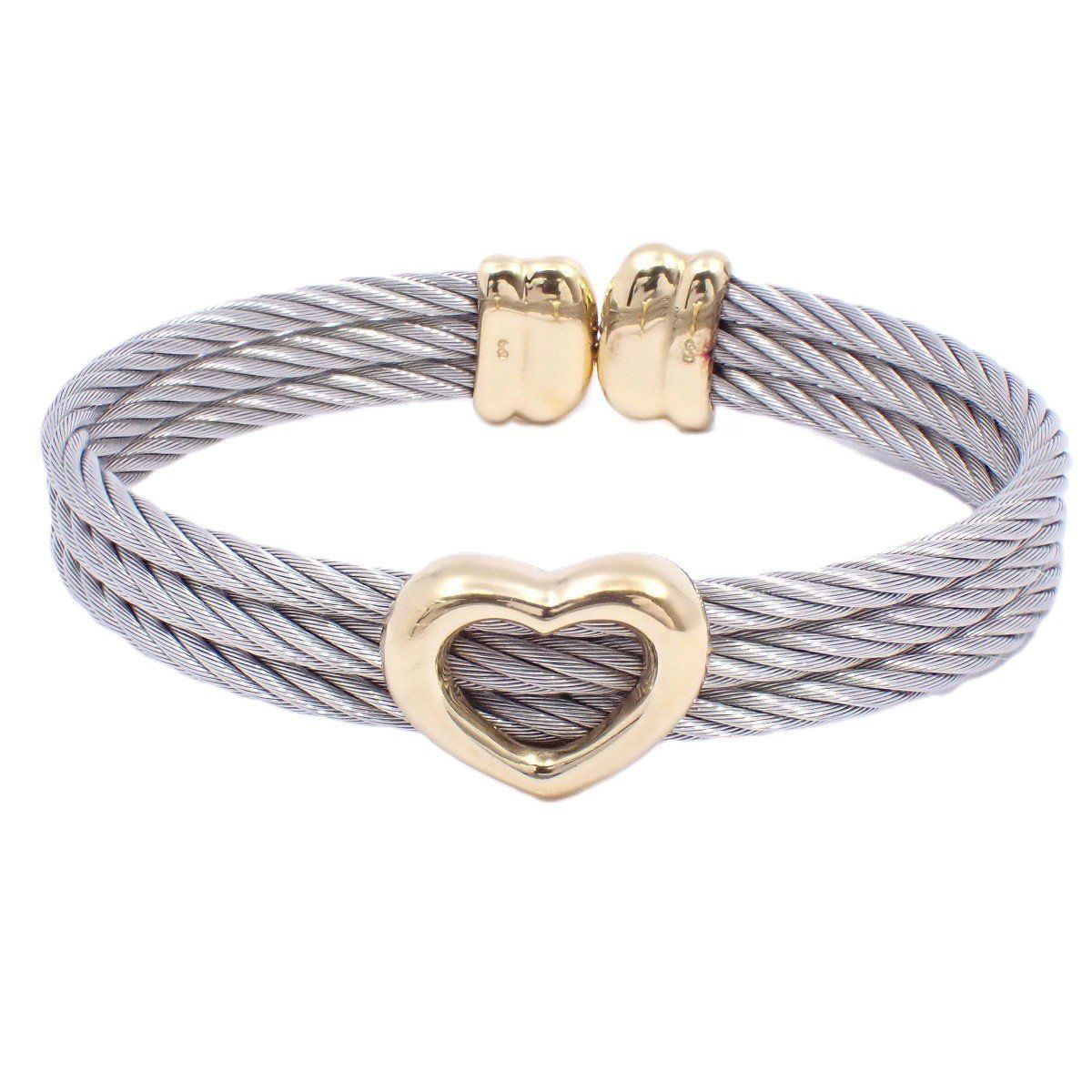 美品】PHILIPPE CHARRIOL ワイヤーブレスレット バングル 【公式通販】