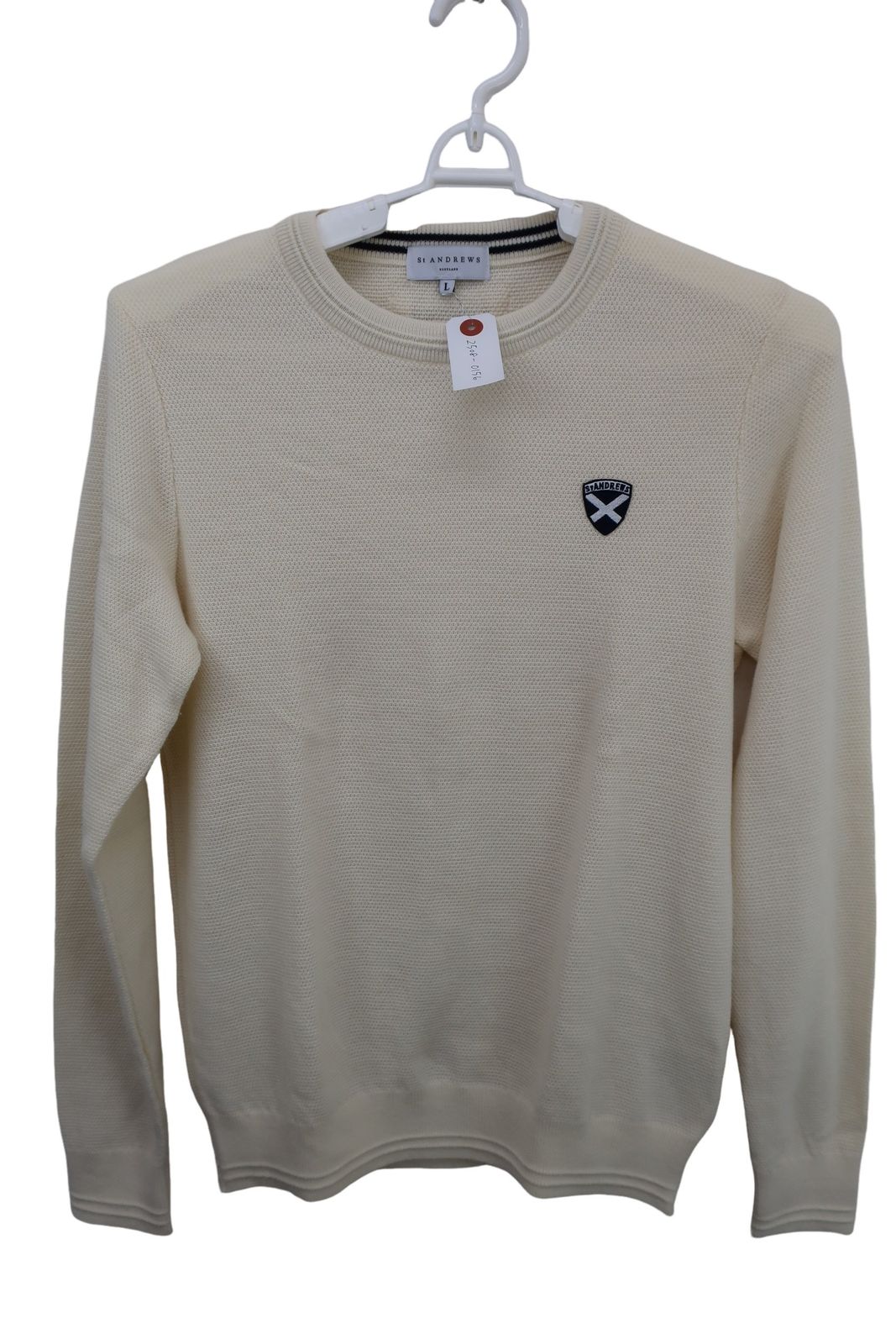 美品】St ANDREWS(セントアンドリュース) ニットセーター 白