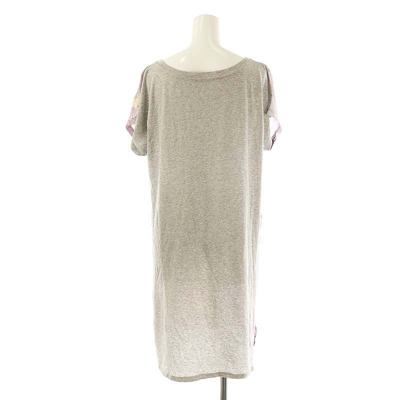 【未使用に近い】Paul Smith フレンチスリーブ ワンピ 38 ポールスミ ポールスミス PAUL SMITH ワンピース フレンチスリーブ ミニ 花