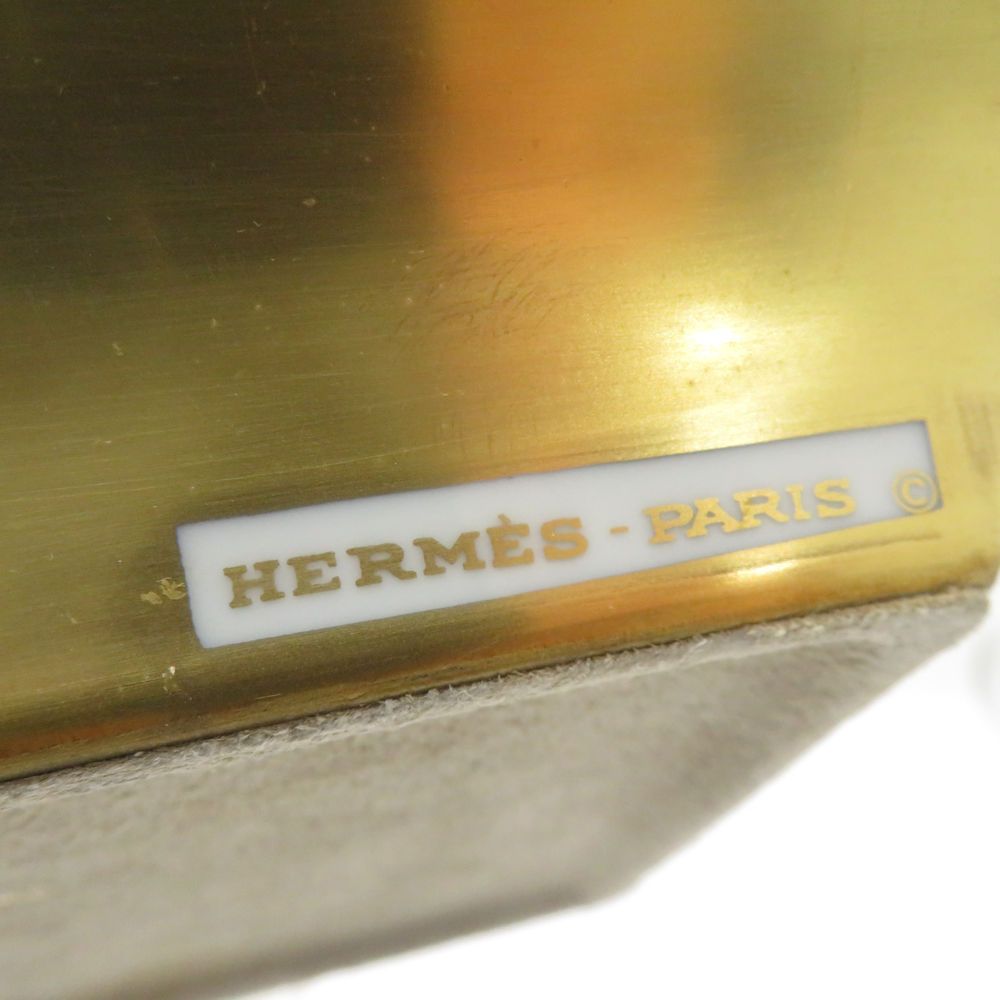 ■エルメス■アッシュトレイ■灰皿■磁器■武士■侍■J0397 □エルメス□アッシュトレイ□灰皿□磁器□武士□侍□J0397