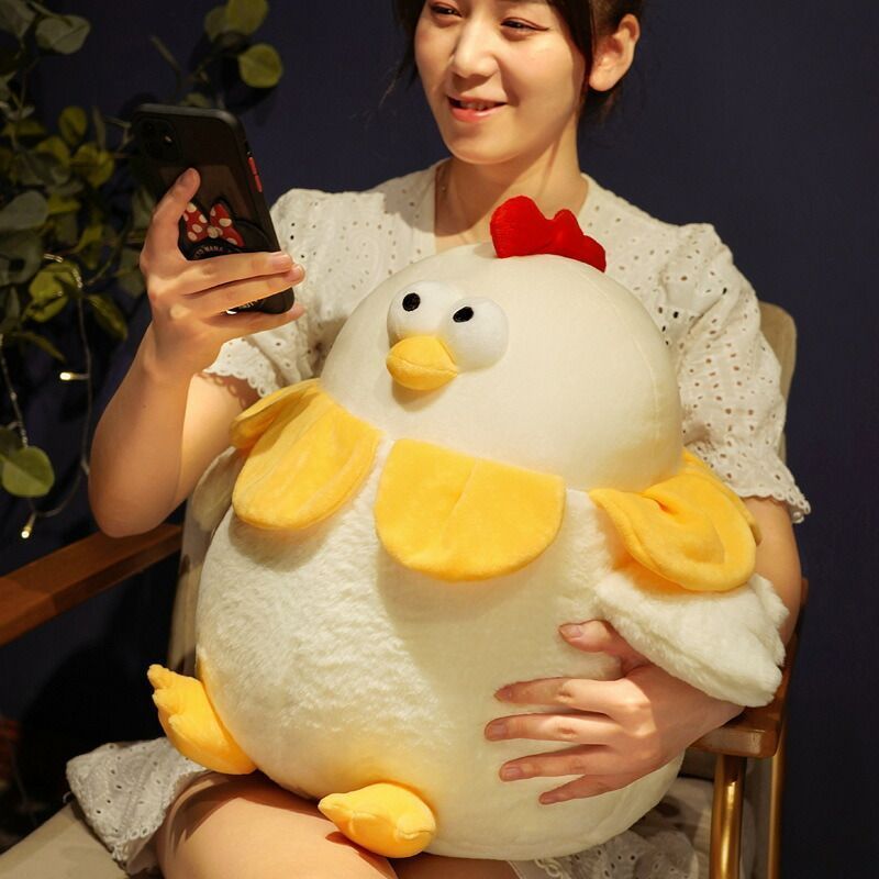 ⭐43cm ニワトリ にわとり 鶏 ひな ぬいぐるみ ひよこ でぶでぶ