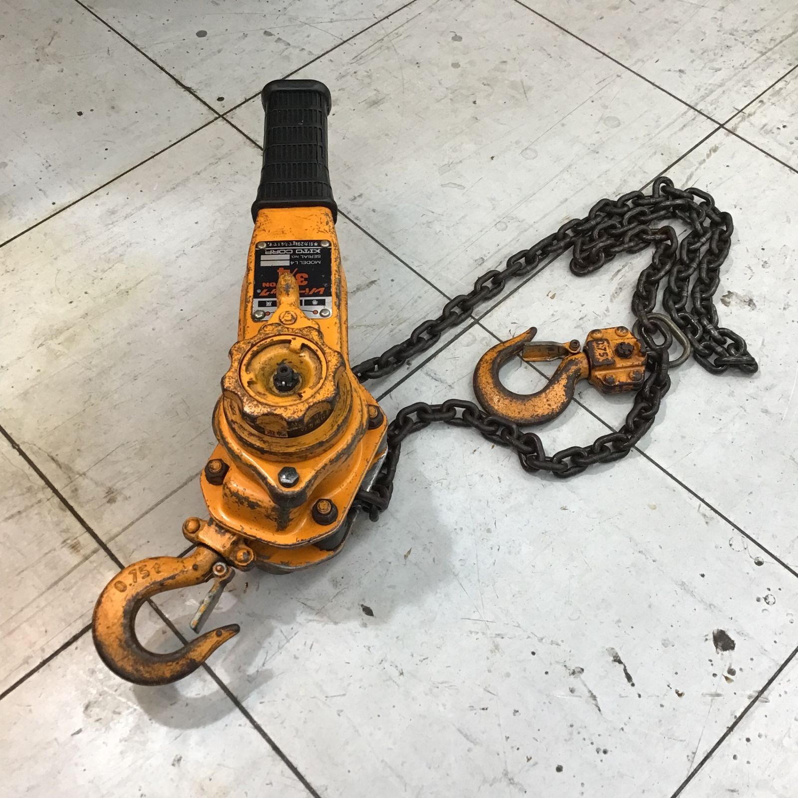 KITO キトー レバーブロック 0.75t【まとめ売り割有り】 【公式通販】