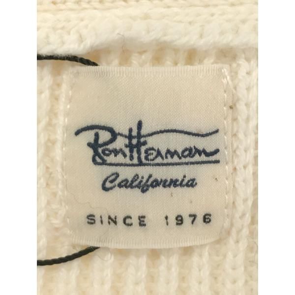 新品未使用品ＳRon Herman ロンハーマン 23SS Cotton V Neck Knit Cardigan カーディガン アイボリー系 XS