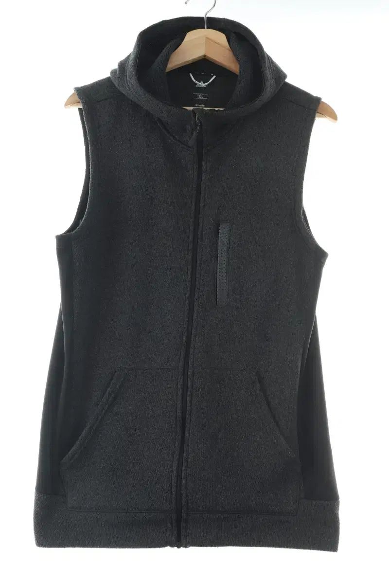 【雷市場（ポンジャン）商品韓国直送】 （ XL ） adidas(アディダス) フード付き ジップアップパーカー グレー ベスト 限定版- 10341