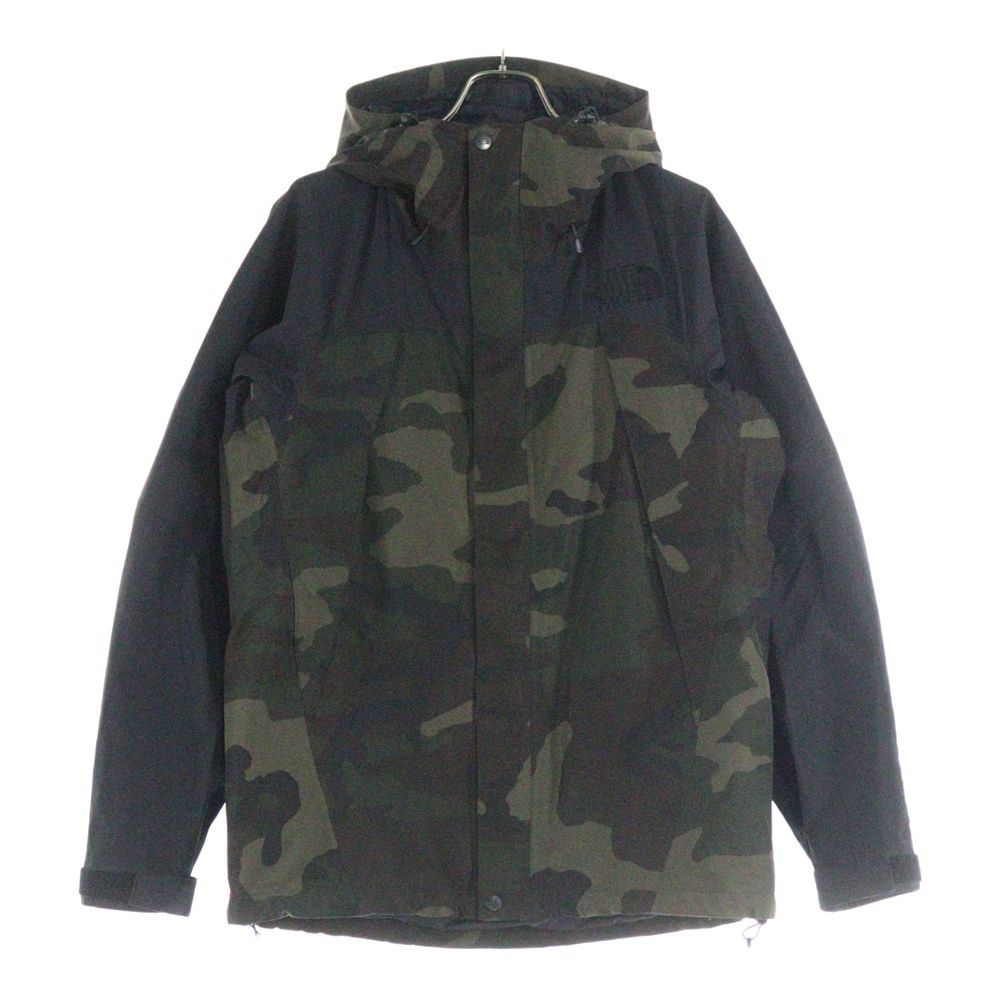 THE NORTH FACE ザノースフェイス NOVELTY MOUNTAIN JACKET ノヴェルティ マウンテンジャケット 迷彩柄 ジップアップフーデッドジャケット カーキ|ブラック NP61420