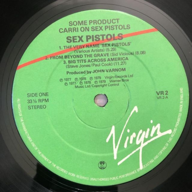 美盤】日本盤プロモ7インチシングル P.I.L Sex Pistols 美盤】日本盤