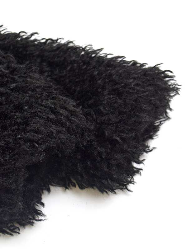 s'yte / プードルファーコート/3/ポリエステル/ブラック/UV-Y13-934 S